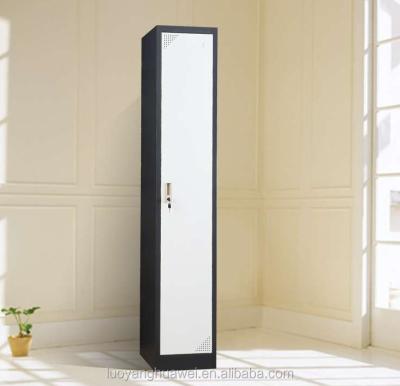 China Practical Eco-friendly almirah Bedroom Steel Wardrobe Designs Cabinet Clothes Locker Metal Closet Steel Wardrobe Te koop