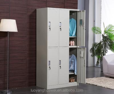 China Eco-friendly Modern Steel Cabinet Clothes Lockersteel almirah Bedroom Wardrobe Designs Metal Cabinet Wardrobe for sale