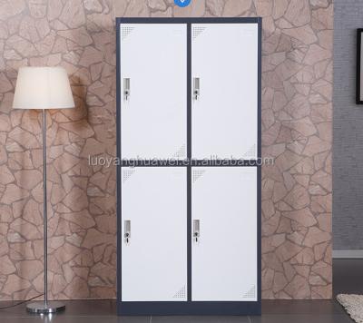 China Fashionable almirah bedroom eco-friendly steel wardrobe designs Cabinet clothes locker metal closet steel wardrobe Te koop