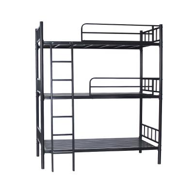 中国 Modern Cheap School Dorm Home Steel Frame 3 Tier Metal Triple Bunk Bed 販売のため