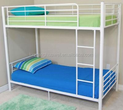 China Simple Strong Metal Tube Easy Installation Kids School Dormitory Detachable Bunk Bed Te koop