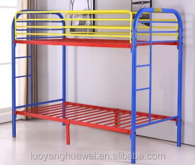 China Cheap Durable School Dormitory Student Steel Army Double Bunk Bed for sale