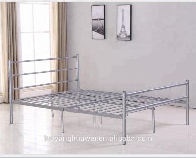 China Durable army uesd school bed frame simple iron bed design metal steel bed for sale