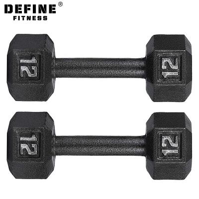 China Dumbbell Dumbbell Dumbbell Black Most Durable Dumbbell Gym Popularhome Eco-friendly Cast Iron Black for sale