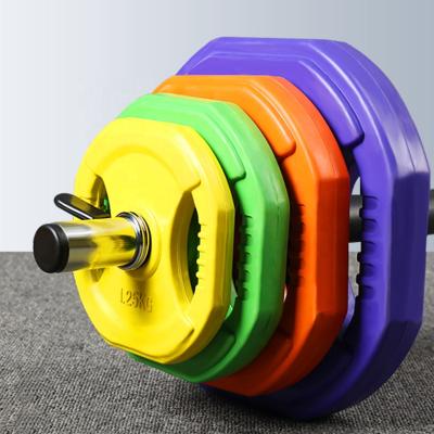 China Durable SET FITNESS One Inch Cast Iron Grip Plate For Barbell Dumbbell Weight Plates , Single for sale