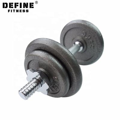 China Adjustable Set Fitness Gym Cast Iron Black Paint Dumbbell Set Adjustable Dumbbell Set for sale