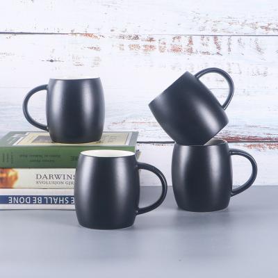 China Wholesale Custom Viable HS Logo Coffee Sublimation Mug Matt Blanks Ceramic Porcelain Taza Caneca Para Sublimacao for sale