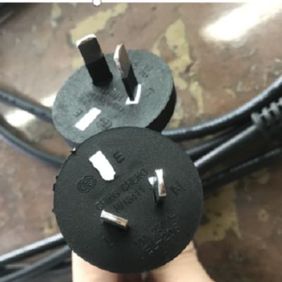 China SHIFUHUANG FACTORY DIRECT SALE residential/general purpose 2 FLAT TERMINALS PLUG IN WITH 2M CABLE for sale