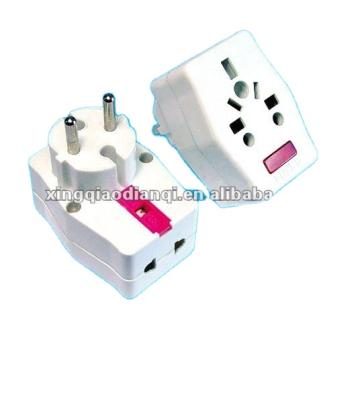 China Energy Efficient 607WL Round Travel 2 Pin Travel Plug Adapter for sale