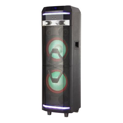 China AirPlay 1000W 2*10inch TWS Waterproof Portable Flame Fire Partybox Lightweight Karaoke BT Speaker for sale