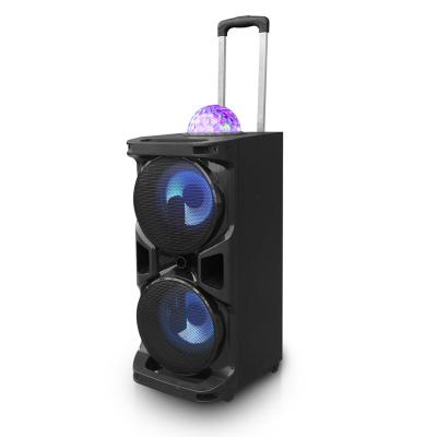 China Outdoor Box Speaker Outdoor Box AirPlay Party Trolley LED DJ Portable BT Speaker Made in China for sale