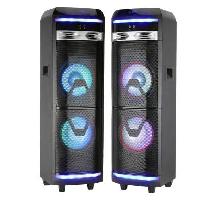 China Dual 15 Inch AirPlay Party Outdoor Stage Speaker Professional Stage Audio System for sale