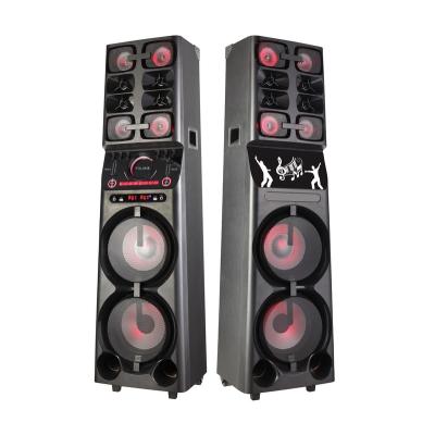 China No Home Theater 2.0 Stage Active Speaker For Karaoke Party With USB /TF/FM/AUX Input /output/MIC Input for sale