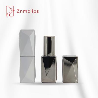 China Custom Pearl Shape Cosmetics Black Color Diamond Tube Lipstick Empty Glass Lipstick Packaging Box for sale