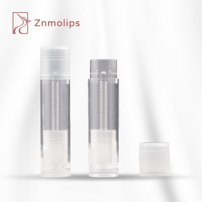 China Orange ABS Lip Balm Tube Sliver Metal Lip Balm Tubes Lip Balm Tubes Packaging for sale