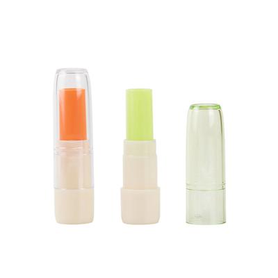 China ABS wholesale transparent white lip balm tubes metal lip balm tubes packaging 10g lip balm tubes for sale