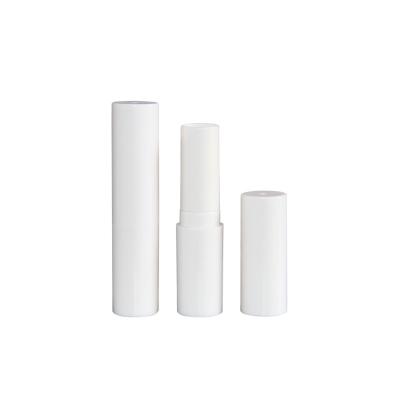 China High Quality ABS Lip Balm Lip Balm Tube White Circle Tube Lip Balm Tube for sale