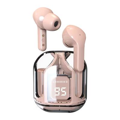 China Small Color TWS B35 5.1LED Latency Digital Display Stereo Fast Charging Transparent Case Small Crystal Low Noise Canceling Wireless Earbud In-Ear for sale