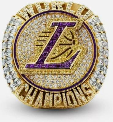 China Other Custom 2020 Los Angeles Lakers Championship Ring Luxury Sport Basketball Ring for sale