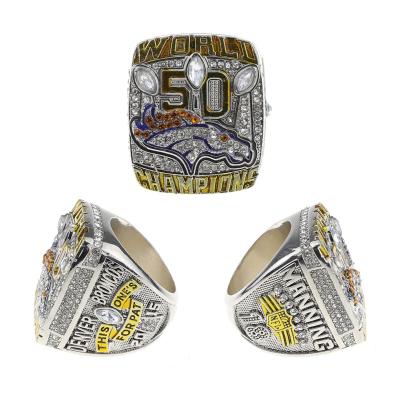 China 2015 Denver Broncos Nfl National Football FASHIONED Championship Ring for sale