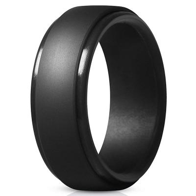 China Fashion Design Silicone Wedding CLASSIC Finger Ring And Band for sale