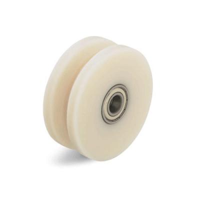 China Guide or lifting most competitive price small plastic nylon pulley for lifting for sale