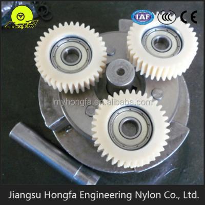 China Lightweight high quality nylon spur gear for bicycle hub motor for sale