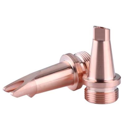 China Building Material Stores Handheld Welding Gun Copper Head Nozzle For Laser Welding Machine for sale