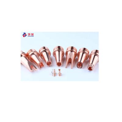 China Building Material Stores Factory Direct Selling Nozzle Parts Copper Nozzles For Laser Welding Machine Cutting Copper Machinery Hand Held Repair Shops for sale