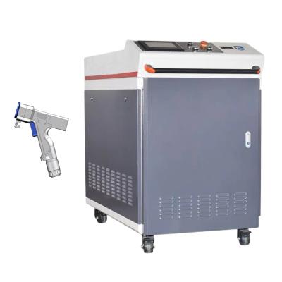 China 3000W 1000W 1500W 2000W Stainless Steel Metal Rust Removal Fiber Laser Paint Cleaning Machine for sale