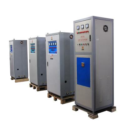 China Short Induction Heating Rod Diathermy Forging Medium Frequency Induction Heating Machine 160kw Heater Supply for sale