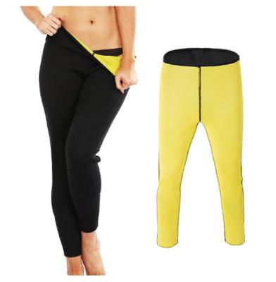 China Fitness Yoga High Waisted Skinny Breathable Sweaty Running Pants Pants Fat Burning Women Self-heating Pants Slimming Body Shapewear for sale