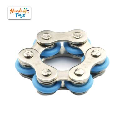 China Eco-Friendly Roller Chain Stress Reducer Toy Bike Chain Fidget Toy Perfect for ADD, ADHD, Anxiety, and Autism for sale