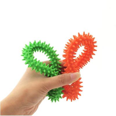 China Touch Eco-Friendly TPR Toy TPR Touch Sensory Ring Restless Person Instrument Bracelet for sale