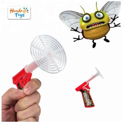 China Wonderful Spring Shooter Spring Shooter Bug Insect Pest Killer Plastic Fly Swatter Gun for sale