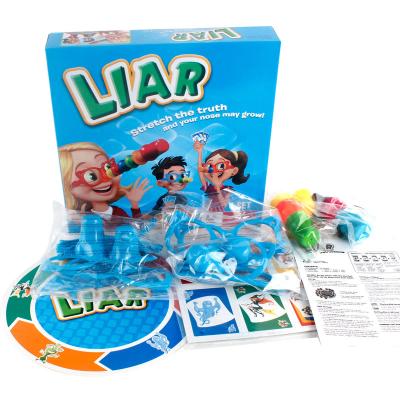 China Kids Play Educational Toys Popular Item Funny Long Grow Nose Liar Classic Board Game For Kids for sale