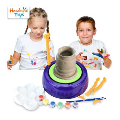 China Children's DIY Toys Educational Clay from Toy Do Art Pottery Studio DIY Toy Pottery Wheel Craft Kit for Kids for sale