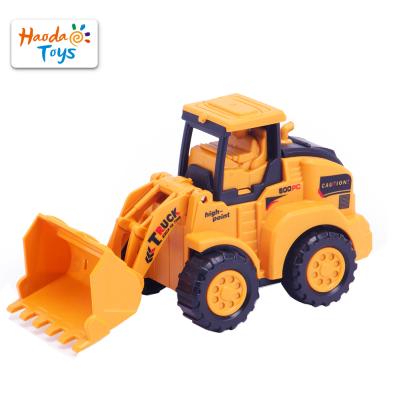 China Children Play Promotions Gift Friction Powered Cars Plastic Kids Mini Construction Car Toy Press And Go Truck for sale