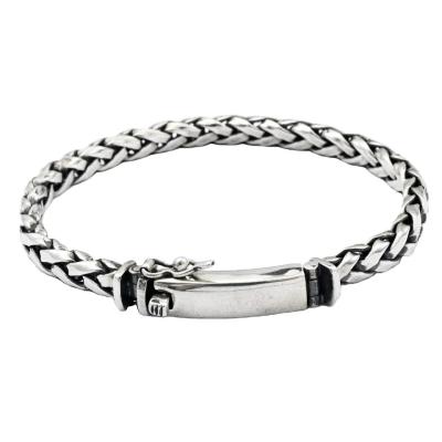 China New Designed 925 Silver Men Bracelet High End Personalized Jewelry for sale