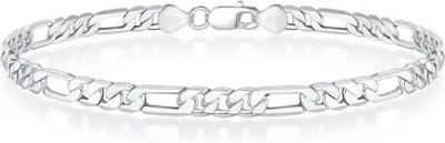 China Fashion Jewelry 925 Sterling Silver Men'S Women'S Gift Bracelet Solid for sale