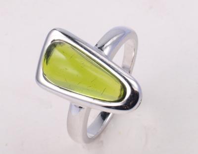 China Black Agate Gemstone 925 Silver Rings with Rhodium Plating Chunky Sterling Silver Rings Sterling Silver Rings with Stone for sale