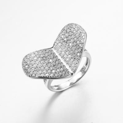 Chine « Telesthesia » bague de fiançailles de moyenne de bijoux de 925 anneaux de Sterling Silver CZ à vendre