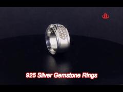 925 silver black agate stone rings for women unisex casual party anniversary - various shapes availa