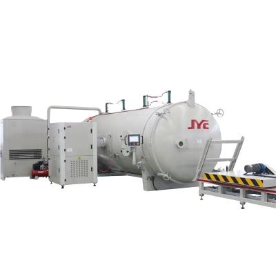 China Radio frequency vacuum drying oven 40 KW vacuum container jyc HF wood dryer wood drying machine for wood for sale