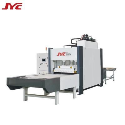 China Office table top wood veneer board high frequency composite veneer machine for office furniture compound for sale