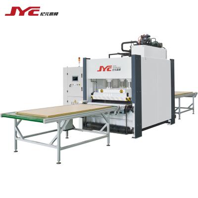 China Office table top wood composite machine wood plastic composite machine for three-layer solid wood flooring for sale