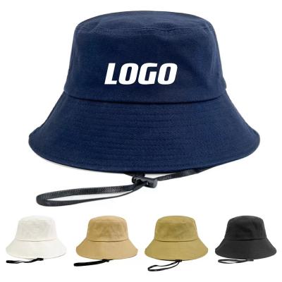 China Wholesale Cooling Pocket Sunshade Fisherman Black Bucket Hat Quick Dry Outdoor Hat With String for sale