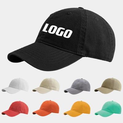 China Plain Unstructured Printed Golf Gorras Logo Sport Baseball Cap OEM JOINT Panel Wholesale Blast Embroidered 3D Cotton Twill Custom 6 for sale