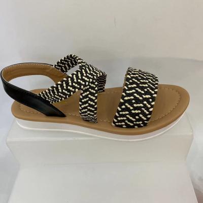 China New Wedge Trend Fashion Flat Shoes Women's Sandals, Factory Direct Sales for sale