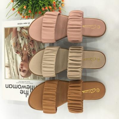 China Breathable Flat Sandals For Flip Flop Flat Bottom Female Wear Female Summer Fashion News External Shoes for sale